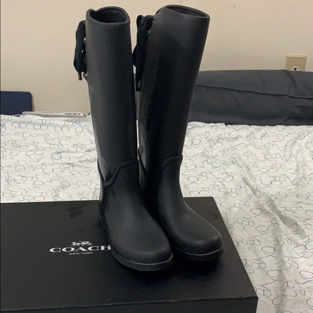 Women Coach Tristee Rubber Rain Boots